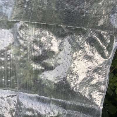 75% 85% light transmittance greenhouse cover woven film,12*50m 160gsm HDPE plastic woven reinforced tarpaulin