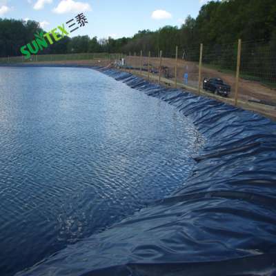 new material HDPE waterproofing membrane film,used blue pond liners