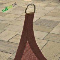 180gsm red color 3*3m garden covering shade cloth,anti UV sun shade sail for car parking,swimming pool rectangle sun shading