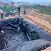 China factory supply high strength plastic fish farm pond liner for aquaculture/customize size water treatment pond liner