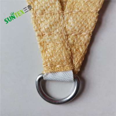 5*5*5m 160gsm plastic hdpe with uv sand triangle rectangle Outdoor Beach Sun Shadow/Shade Sails