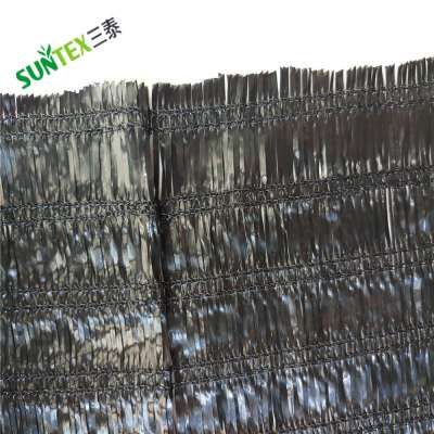 60% shading rate black plastic hdpe with uv woven agricultural sun shade net screen, 70GSM greenhouse shading mesh 4*50m